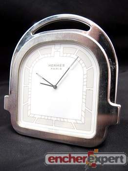 Pendulette de voyage HERMES horloge pendule montre Authenticit