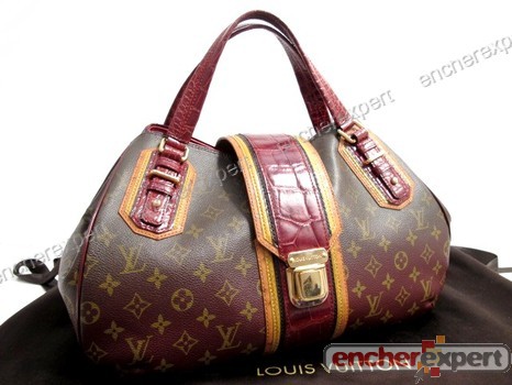 Louis Vuitton Monogram Limited Edition Bordeaux Mirage Griet Exotic Bag  Louis Vuitton