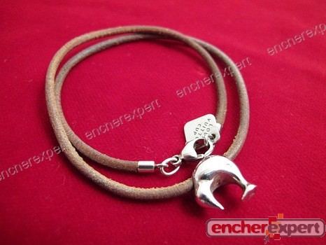 Louis Vuitton Cup Silver 925 Kiwi Bird Double Bracelet