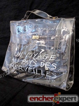 Hermes 2024 sac transparent