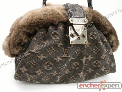 Sac Louis Vuitton Demi-Lune Chinchilla