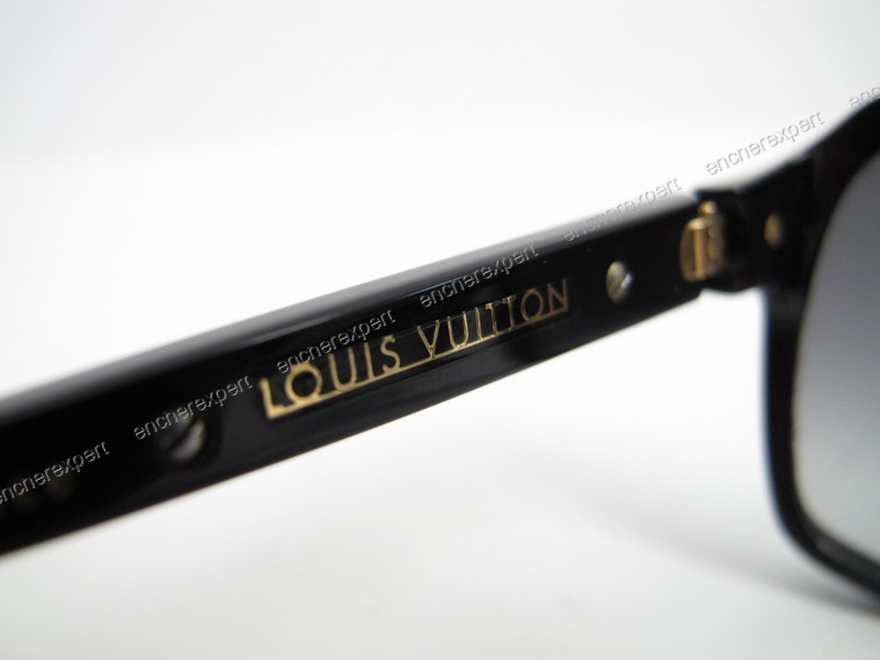 Louis Vuitton Mens Evidence Sunglasses Z0350 Black Gold