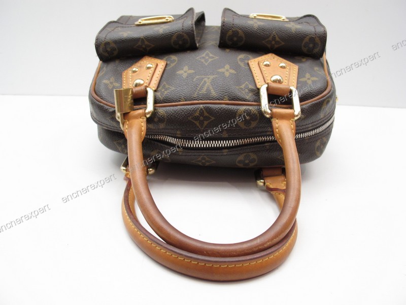 sac a main louis vuitton manhattan pm en toile