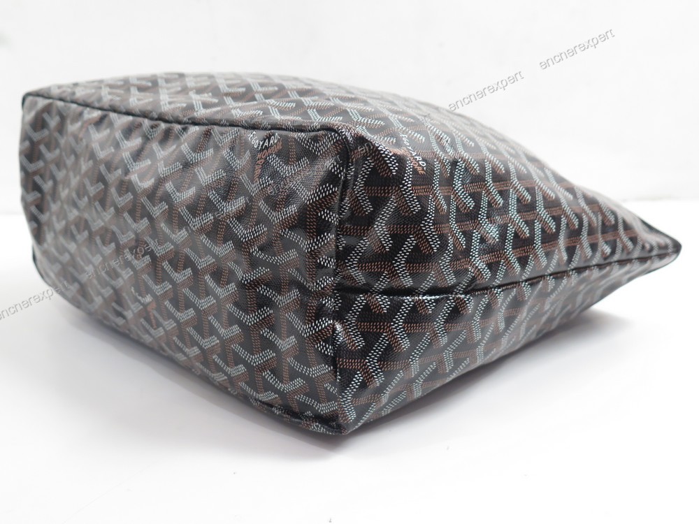 Goyard Sac cabas blanc St Louis PM avec pochette Cuir ref.493376