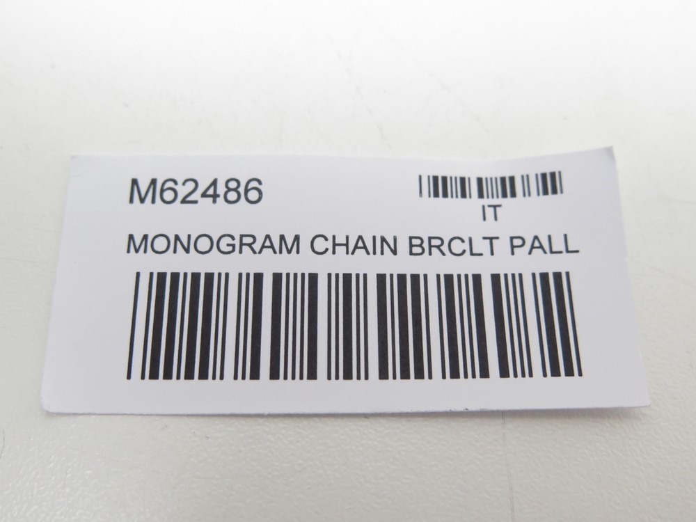 Neuf bracelet LOUIS VUITTON monogram chain m62486 - Authenticité garantie - Visible en boutique