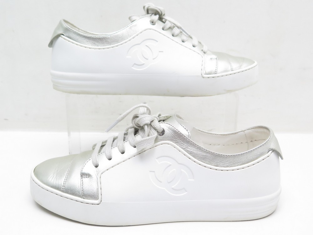 tennis chanel blanche