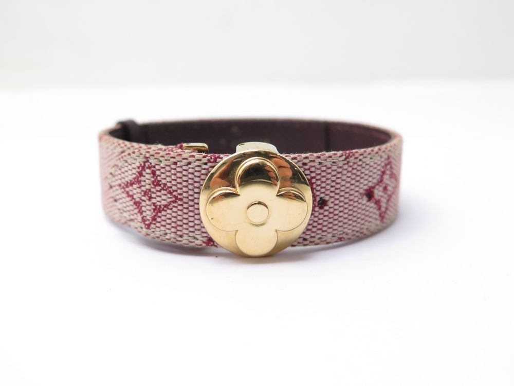 Louis Vuitton, Jewelry, Louis Vuitton Pink Bracelet Louis Vuitton  Monogram Mini Goodluck Wish Bracelet