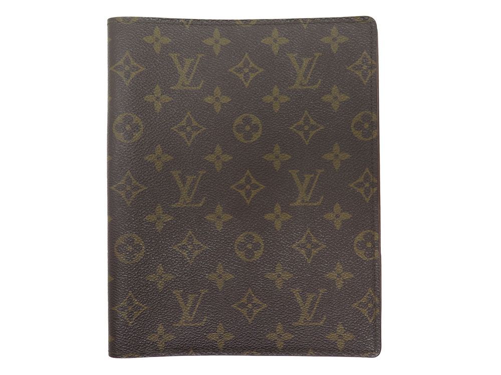 Couverture Agenda de bureau Louis Vuitton en toile monogram.