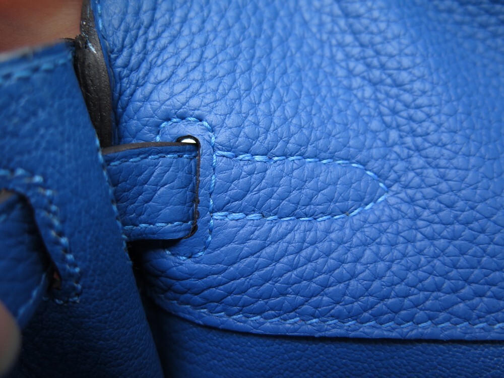 Hermès HERMES KELLY ADO II BACKPACK IN BLUE TOGO LEATHER 2019